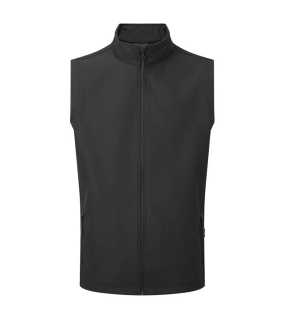 Pánska vesta (Premier MEN’S WINDCHECKER® PRINTABLE & RECYCLED SOFTSHELL GILET)>čierna>XL