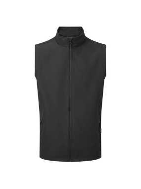 Pánska vesta (Premier MEN’S WINDCHECKER® PRINTABLE & RECYCLED SOFTSHELL GILET)>čierna>XL