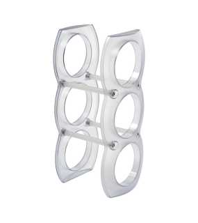 Plastový držiak víno Montego > biela