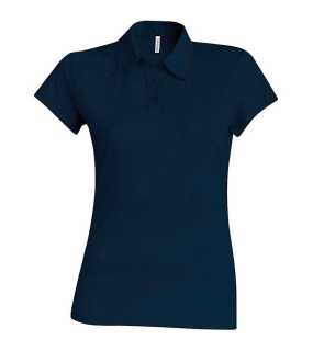 Dámska polokošeľa (KARIBAN LADIES SHORT SLEEVE JERSEY POLO) > modrá (navy) > M
