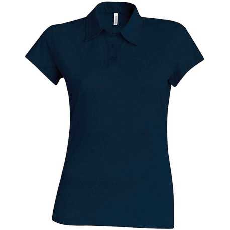 Dámska polokošeľa (KARIBAN LADIES SHORT SLEEVE JERSEY POLO) > modrá (navy) > M