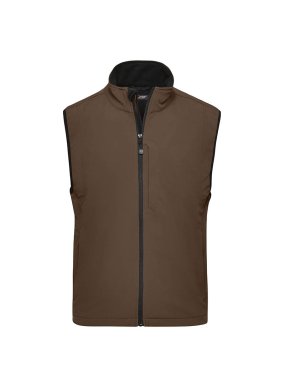 Pánska softshell vesta (JN Men's Softshell Vest) > hnedá > S
