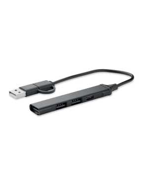Usb rozbočovač - 4 porty > čierna