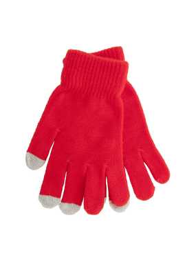 Dotykové rukavice na obrazovku > červená