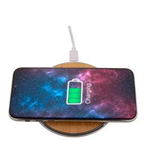 Bezdrôtová nabíjačka > prírodná / strieborná