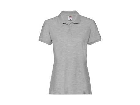 Dámska polokošeľa(FRUIT OF THE LOOM New Lady-Fit Premium Polo )>šedá(athletic heather)>S