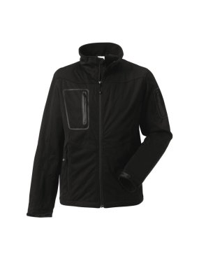 Pánska softshell bunda(Sport Shell 5000 RUSSELL) > čierna > XS