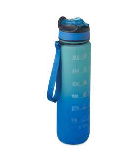 Športová RPET fľaša na vodu 1 l > modrá(royal)