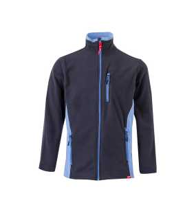 Pánska bunda (VELILLA TWO-TONE FLEECE JACKET) > modrá (navy) / modrá (sky) > XS