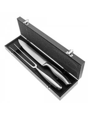 2 - dielna porcovacia sada v darčekovom balení > strieborná(matná)