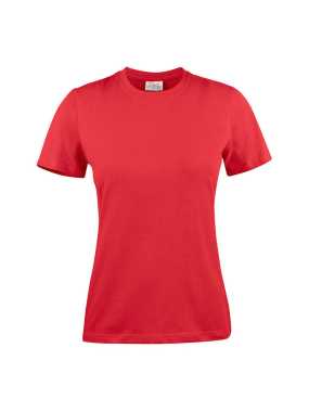 Dámske tričko (PRINTER ESSENTIALS LIGHT T-SHIRT LADY) > červená > XL