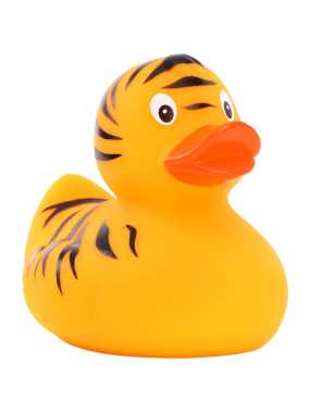 Kačička do vane (MBW Squeaky duck tiger) > oranžová