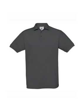 Unisex polokošeľa (B&C SAFRAN) > šedá (dark) > L