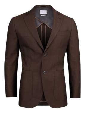 Pánske sako (James Harvest CLUB BLAZER 30) > hnedá (melange) > 58