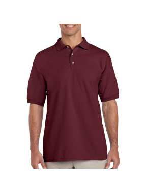 Unisex polokošeľa (GILDAN ULTRA COTTON ADULT PIQUE POLO) > červená (maroon) > L