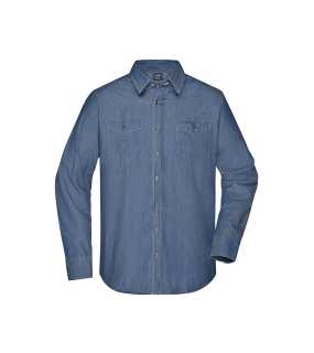 Pánska košeľa (JN Men's Denim Shirt) > modrá (light denim) > L