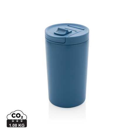 Nepriepustný termohrnček na zámok z RCS recykl. ocele > modrá