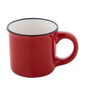 Mini vintage hrnček > červená