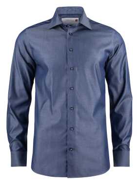 Pánska košeľa (James Harvest RED BOW 120 REGULAR FIT) > modrá (solid denim) > L