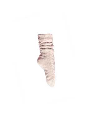 Ponožky (Kariban SHERPA-LINED LOUNGE SOCKS) > béžová (angora melange)