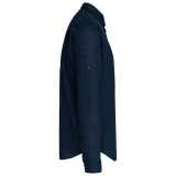 Pánska košeľa (Kariban MEN'S LONG SLEEVE LINEN AND COTTON SHIRT) > modrá (navy) > L