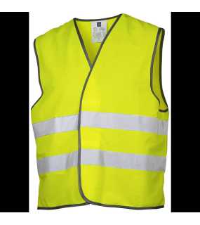 Reflexná vesta (PROJOB VEST HV CLASS 2) > žltá / modrá (navy)