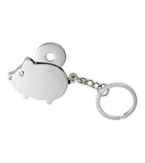 Kovová kľúčenka > strieborná