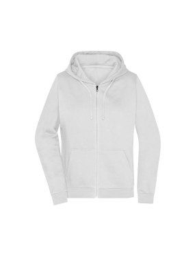 Dámska mikina (JN Promo Zip Hoody Lady) > biela > 2XL