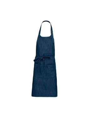 Unisex zástera (KARIBAN POLYESTER COTTON APRON) > modrá (denim)