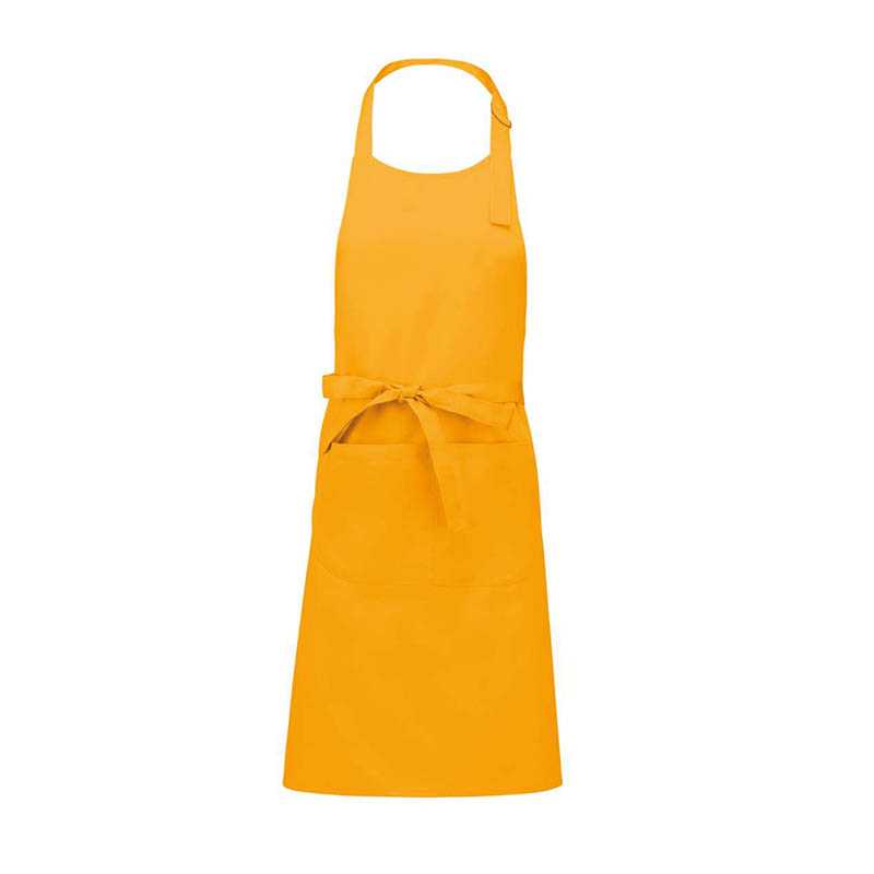 Unisex zástera (KARIBAN POLYESTER COTTON APRON) > zelená (mustard)