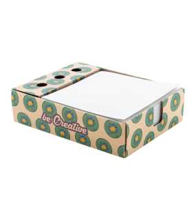 | Poznámkový blok s držiakom na pero > prírodná