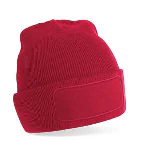Unisex čiapka (Beechfield Original Patch Beanie) > červená(classic)