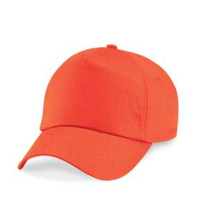 5 panelová detská šiltovka (Beechfield Junior Original 5 Panel Cap) > oranžová