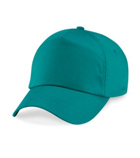 5 panelová detská šiltovka (Beechfield Junior Original 5 Panel Cap) > tyrkysová (emerald)