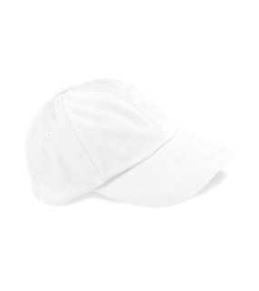 Unisex šiltovka (Beechfield Low Profile Heavy Brushed Cotton Cap) > biela