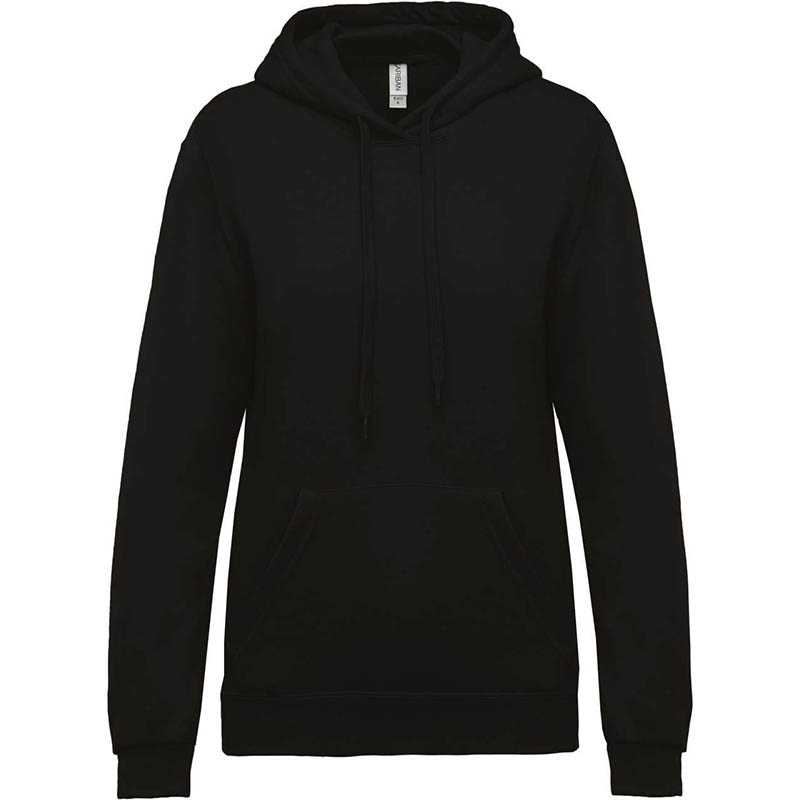 Dámska mikina(KARIBAN LADIES’ HOODIE) > čierna > M