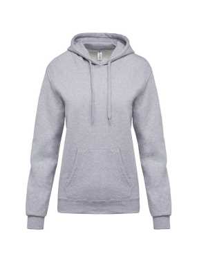 Dámska mikina(KARIBAN LADIES’ HOODIE) > šedá (oxford) > XS