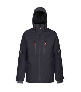 Unisex bunda (Regatta X-PRO MARAUDER III WATERPROOF INSULATED JACKET) > šedá / čierna > L