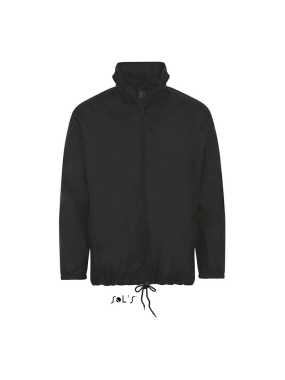 Unisex bunda(SOL'S SHIFT UNISEX WATERPROOF WINDBREAKER) > čierna > 3XL