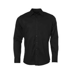 Pánska košeľa(JN Mens Shirt Longsleeve Oxford) > čierna > L