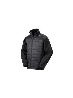 Pánska bunda (RESULT COMPASS PADDED SOFTSHELL JACKET)>čierna>XL