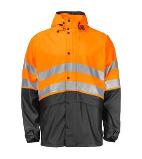 Pánska bunda (PROJOB RAINJACKET SHORT EN ISO 20471) > oranžová > M