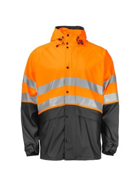 Pánska bunda (PROJOB RAINJACKET SHORT EN ISO 20471) > oranžová > 3XL