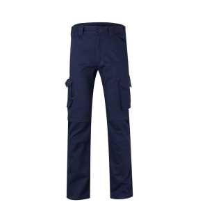 Pánske nohavice (VELILLA COTTON STRETCH TROUSERS) > modrá (navy) > XL