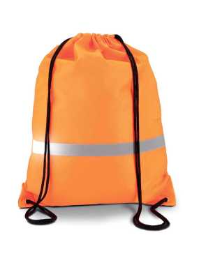 Ruksak (KIMOOD DRAWSTRING BACKPACK) > oranžová (fluorescent)