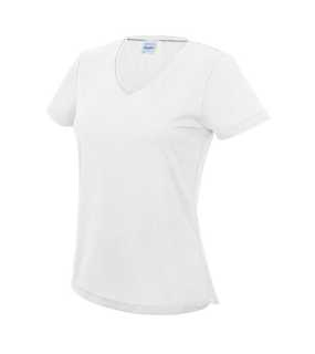 Dámske tričko (Just Cool V NECK WOMEN'S COOL T) > biela (arctic) > S