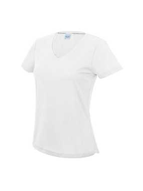 Dámske tričko (Just Cool V NECK WOMEN'S COOL T) > biela (arctic) > S