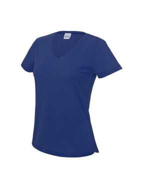 Dámske tričko (Just Cool V NECK WOMEN'S COOL T) > modrá (royal) > S