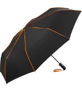 Skladací dáždnik (FARE AOC oversize mini umbrella Seam) > čierna / oranžová