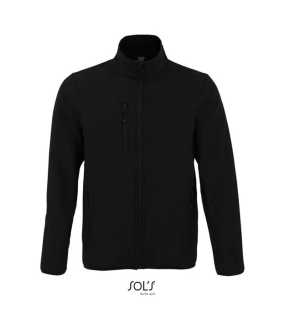 Pánska bunda (SOL'S RADIAN MEN - SOFTSHELL ZIP JACKET) > čierna > M